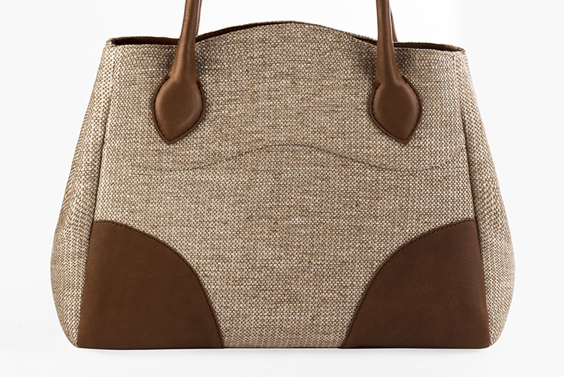 Caramel brown dress handbag for women - Florence KOOIJMAN